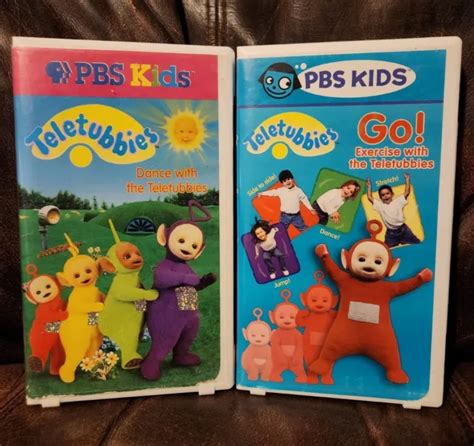 Teletubbies Go Exercise With The Teletubbies Vhs Dance With The
