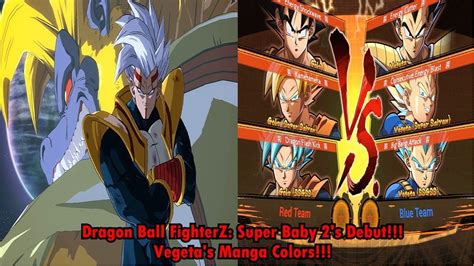 Dragon Ball Fighterz Super Baby 2s Debut Vegetas Manga Colors