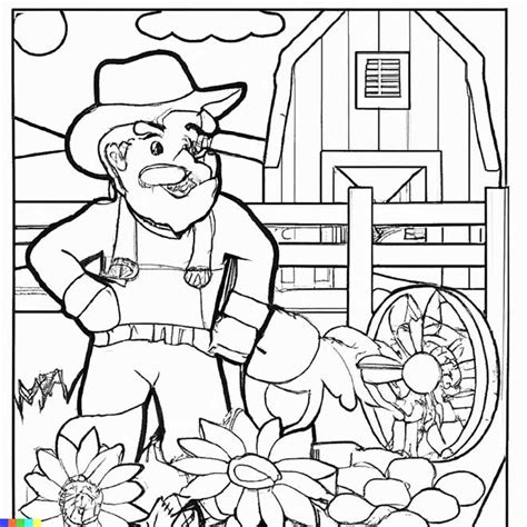 Desenho Para Colorir Agricultor Imagens Gr Tis Para Imprimir Img Hot