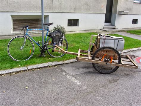 Hi i just created my own bike trailer this winter. The DIY Bicycle Blog: Using my homemade bike trailer for moving across town.