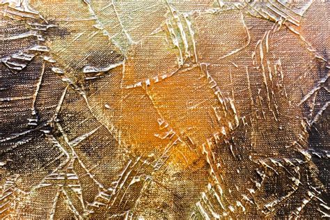 Textured Abstract Painting With Grunge Brush Strokes Stock Image