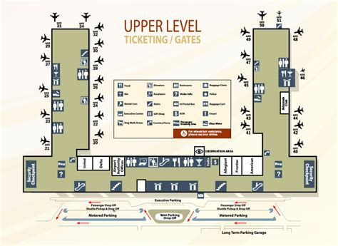 Detailed map of palma de mallorca and near places. Terminal Maps | Piedmont Triad International Airport