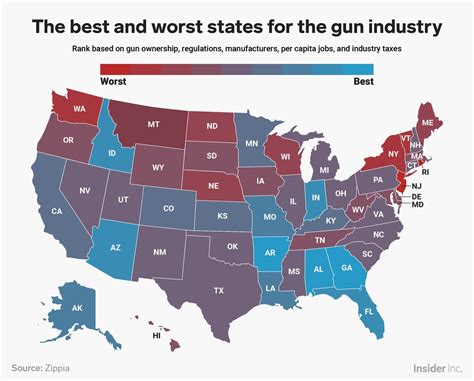 Us Gun Laws By State Map United States Map