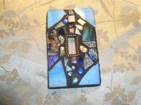 Peel and stick mosaic tile for apartment decor. BOHO MOSAIC Light Switch Plate Single Switch Wall Art | Etsy | Light switch plates, Etsy wall ...