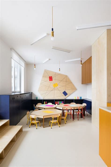 Ten Kindergarten Interiors That Use Colour To Create A Playful