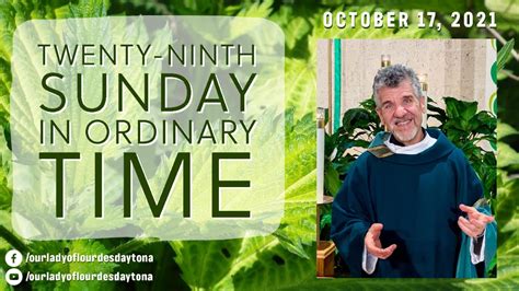 The Twenty Ninth Sunday In Ordinary Time October 17 2021 YouTube