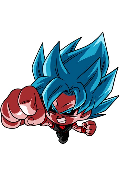 Chibi Evil Goku Ssj Blue Kaioken By Xchs On Deviantart