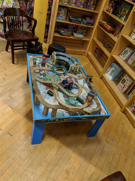 The Train Table In Barnes And Noble Nostalgia