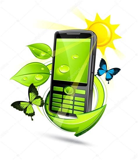 Green Phone — Stock Vector © Baks 5192384