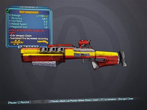 Borderlands 2 All Weapon And Items List Detailed Guide