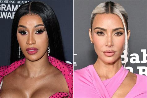 cardi b says kim kardashian gave her plastic surgery advice after botched nose fillers
