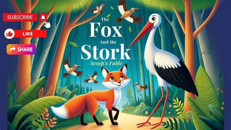 027the Fox And The Stork Classic Aesops Fable Youtube