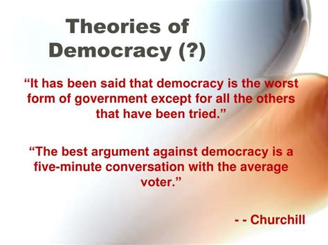 Ppt Theories Of Democracy Powerpoint Presentation Id4582974