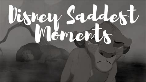 Disney Saddest Moments Youtube
