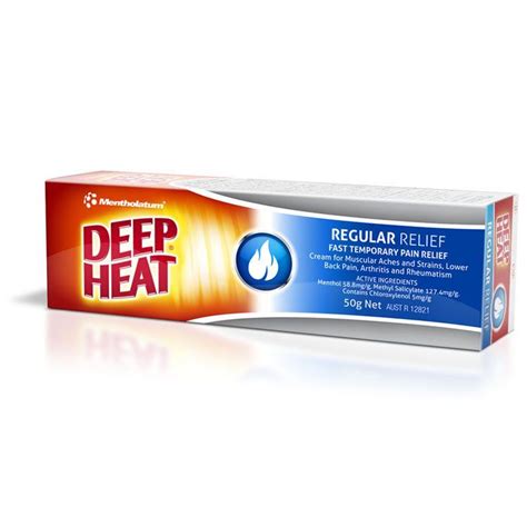 Deep Heat Regular Rub 50g Chemist Direct