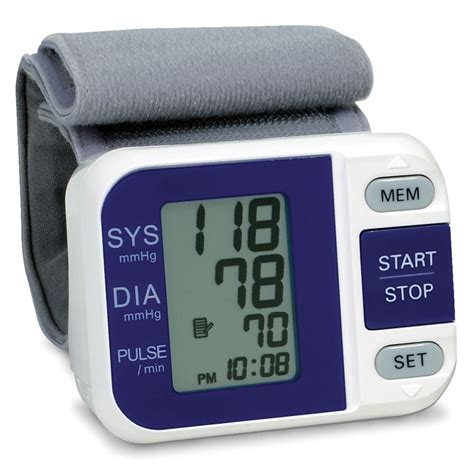 The Accurate Wrist Blood Pressure Monitor Hammacher Schlemmer