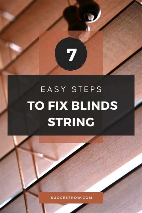 How To Fix Blinds String 7 Quick And Easy Step By Step Guide