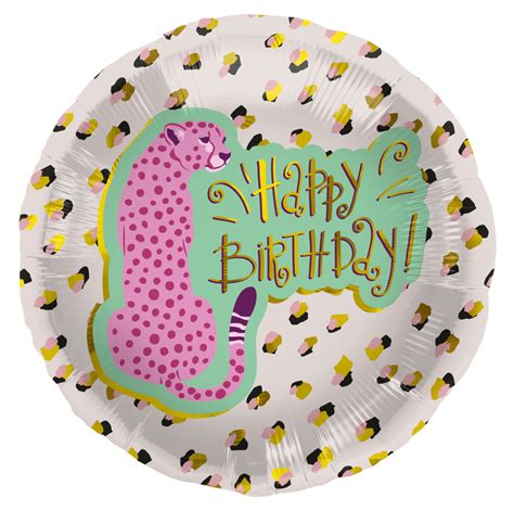 K P Pink Panther Happy Birthday Folieballon H R Snabb Leverans