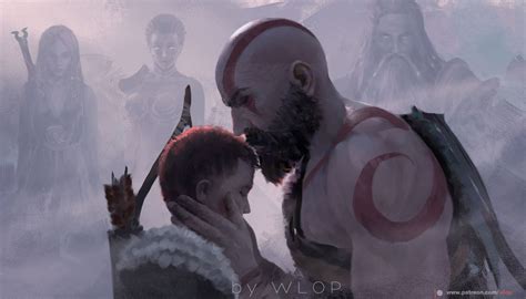 Kratos And Atreus God Of War Fan Art 43500950 Fanpop
