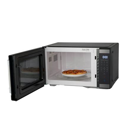 Hamilton Beach 1 1 Cu Ft 1000 W Mid Size Microwave Oven 1000w Black Stainless Steel The