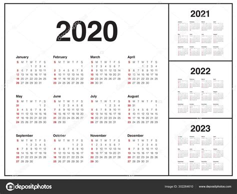 Take 3 Year Printable Calendar 2021 2022 2023 Best Calendar Example