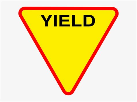 Yield Sign Svg