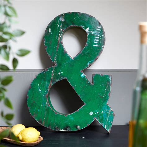 It consisted of auschwitz i, the main camp (stammlager) in oświęcim; Vintage Style Metal Ampersand 'and' Sign By Lovestruck ...