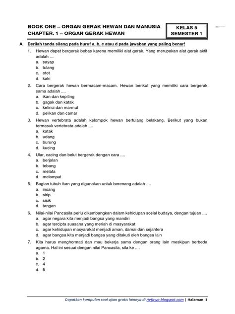 Bahasa jawa jumlah 10 pg, 5 uraian kurikulum : 32+ Kunci Jawaban Tema 1 Kelas 5 Ulangan Harian PNG ...