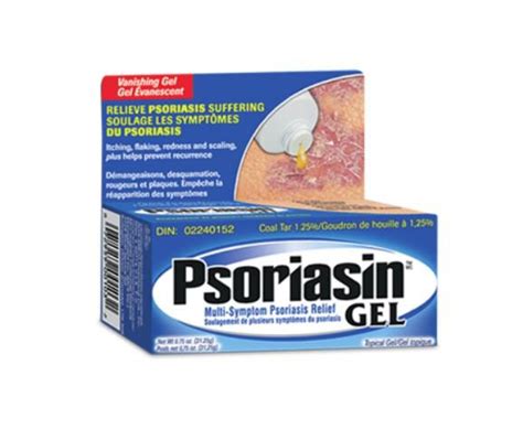 2x Psoriasin Gel Coal Tar 125 Relieve Psoriasis Fast Drying 2125