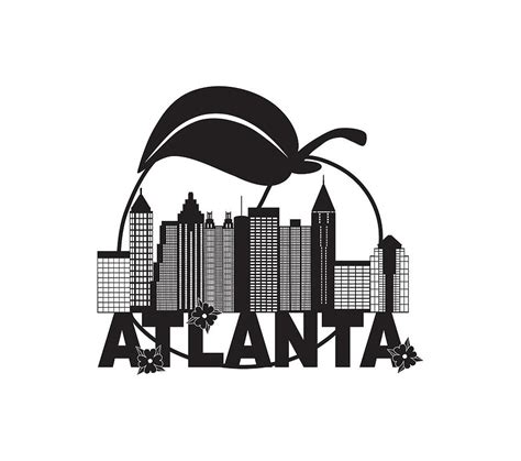 Atlanta Black And White Clipart 10 Free Cliparts Download Images On
