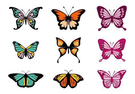 Free Colorful Butterflies Vector 149535 Vector Art At Vecteezy