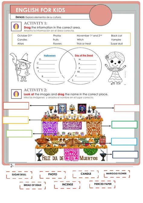 Protractor day of the dead themed math worksheets