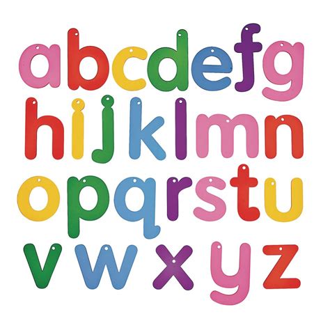 Translucent Rainbow Alphabet Letters 26 Pieces Letters And Numbers