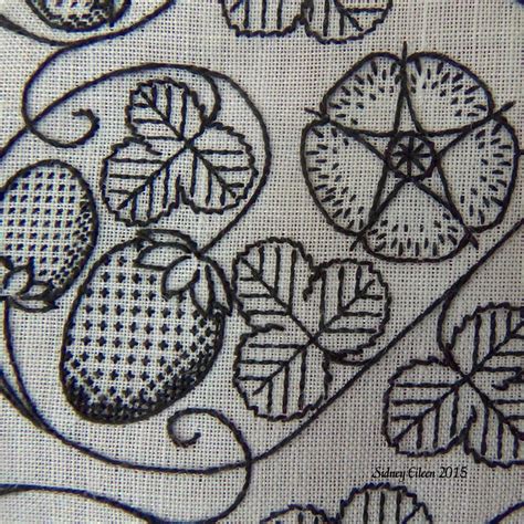 Basics Of Elizabethan Freehand Blackwork Embroidery By Sidney Eileen