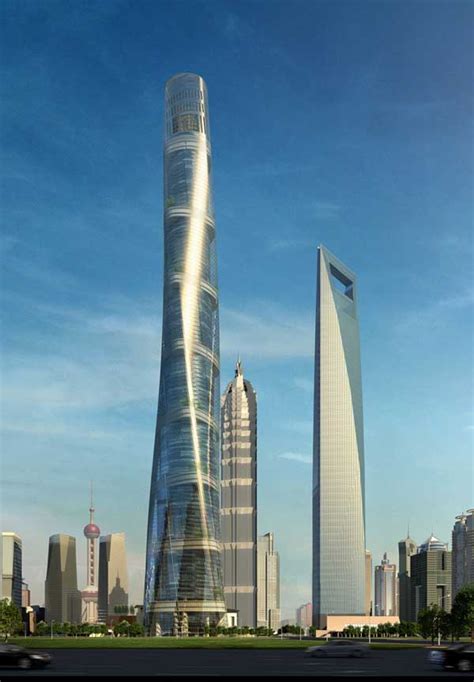 Shanghai Tower Worlds Second Tallest Builsing Under Construction