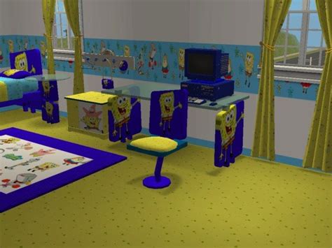 Mod The Sims Spongebob Squarepants Bedroom Kennys Yellowbird Kid