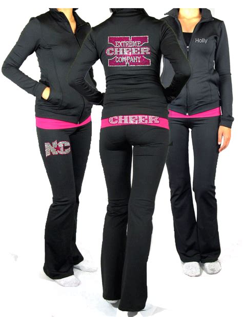 Custom Rhinestone Warmup Suits For Your Team Or Gym Cheerleading