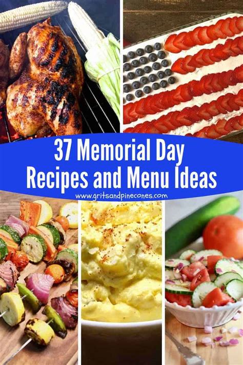 30+ Easy and Amazing Memorial Day Recipes | gritsandpinecones.com