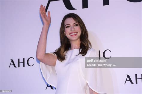 Actress Anne Hathaway Attends The Photocall For The Ahc On February