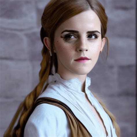 Emma Watson Realistic Medieval Handmaiden Tyrell Cosplay Graphic