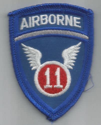 Us Army 11th Airborne Division Military Patch 11th Ab