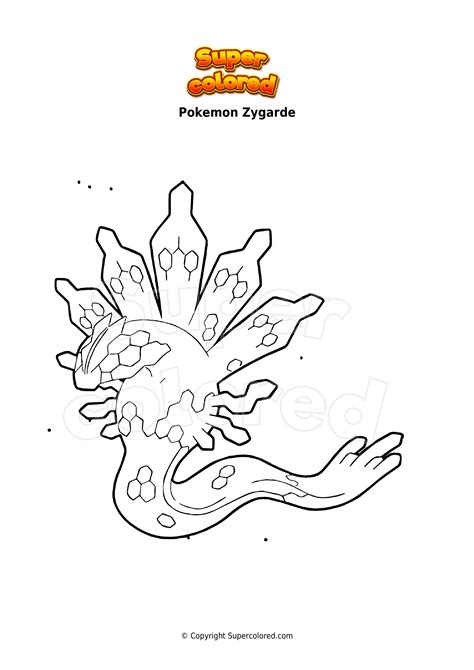 Disegno Da Colorare Pokemon Zygarde Images And Photos Finder