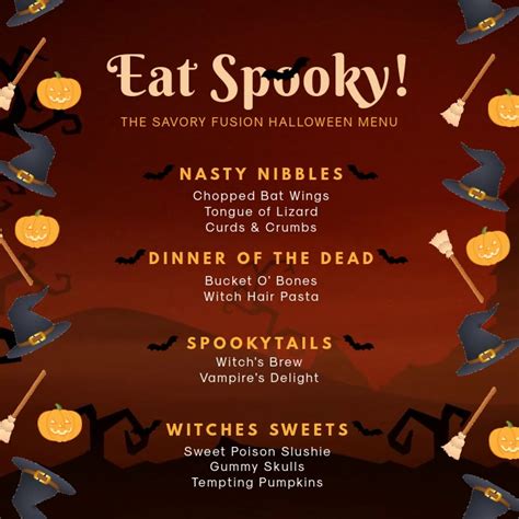 Ideas For Halloween Dinner Menus Best Ideas