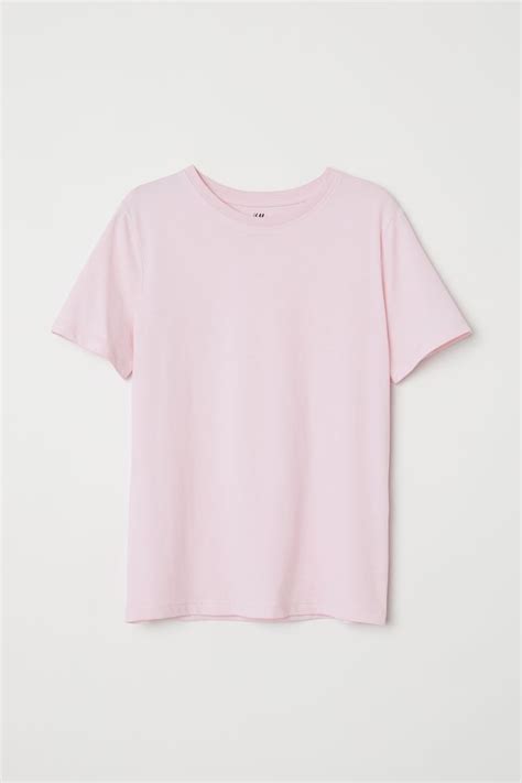 Cotton T Shirt Light Pink Kids Handm Us