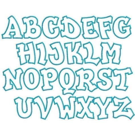 Machine Embroidery Designs Applique Alphabet Monogram 015 Buy 2 Get 1