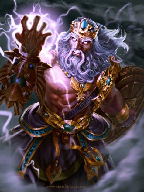 Zeus Maître Des Dieux Et De Lunivers Dieu Du Ciel Greek Mythology