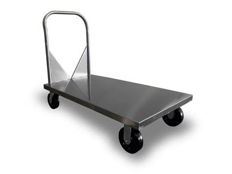 Elite Series Stainless Steel Flat Bed Utility Cart Ela Enterprises