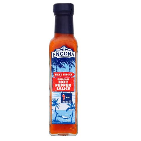 Encona West Indian Original Hot Pepper Sauce 142ml Grocery And Gourmet Food