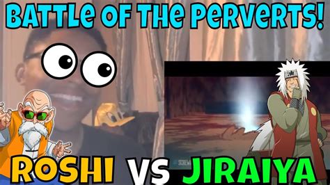 Roshi Vs Jiraiya Dragon Ball Vs Naruto Death Battle Reaction