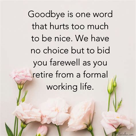 Farewell Quotes On Retirement Cubluk Quotes